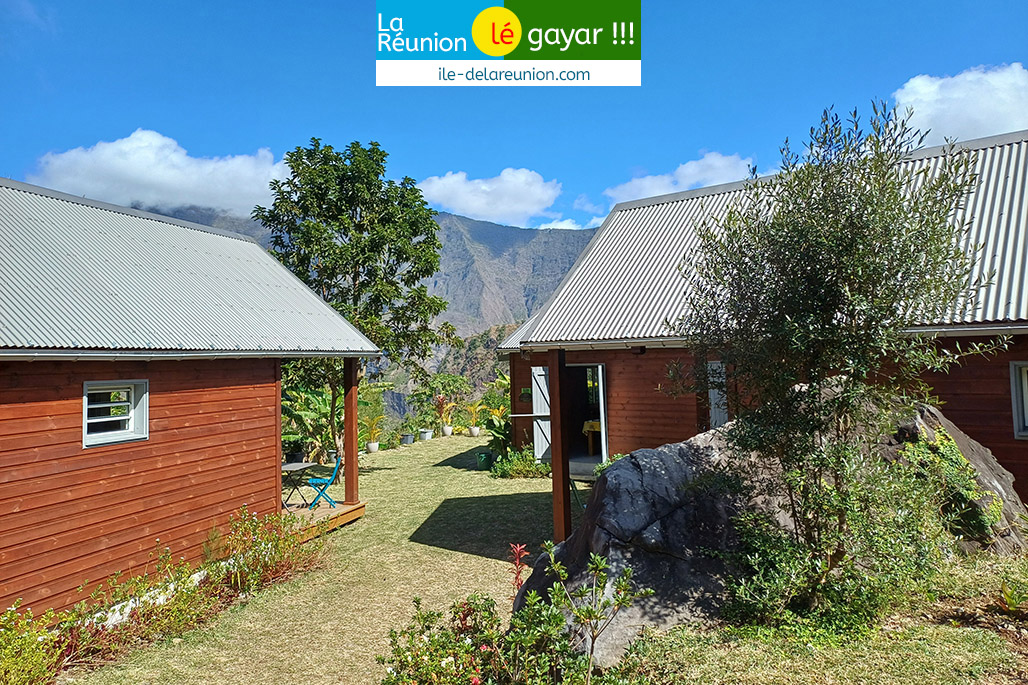 Gîte le Bois d'Olive à Îlet à Malheur dans le Cirque de Mafate